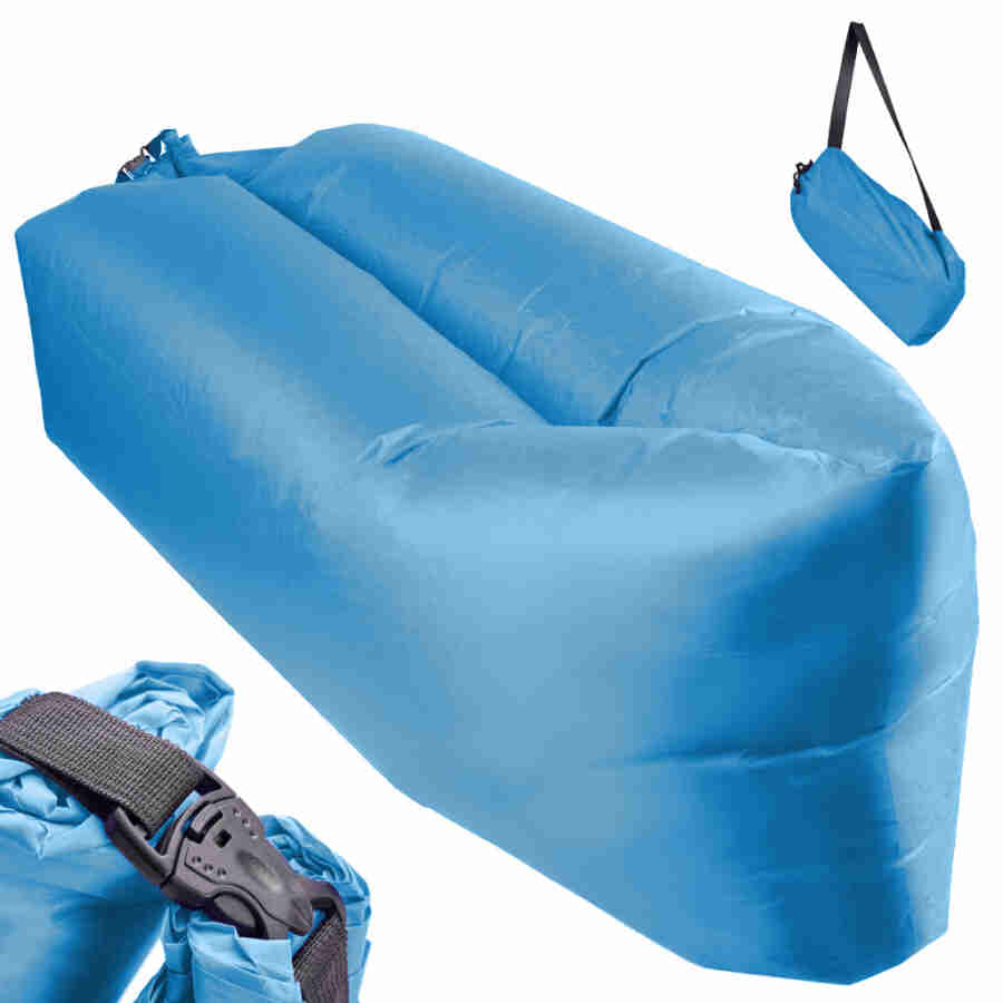 Saltea Autogonflabila "Lazy Bag" tip sezlong
