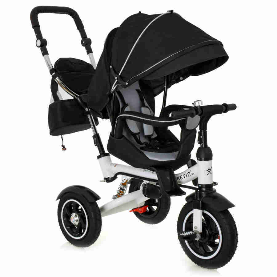 Tricicleta si Carucior pentru copii Premium TRIKE FIX V3 culoare Neagra Scule Prodrom