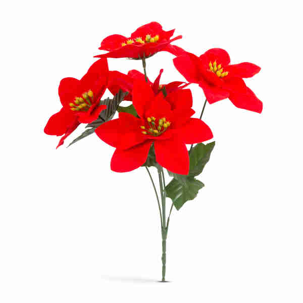 Decor de sărbători - Poinsettia roșie Scule Prodrom