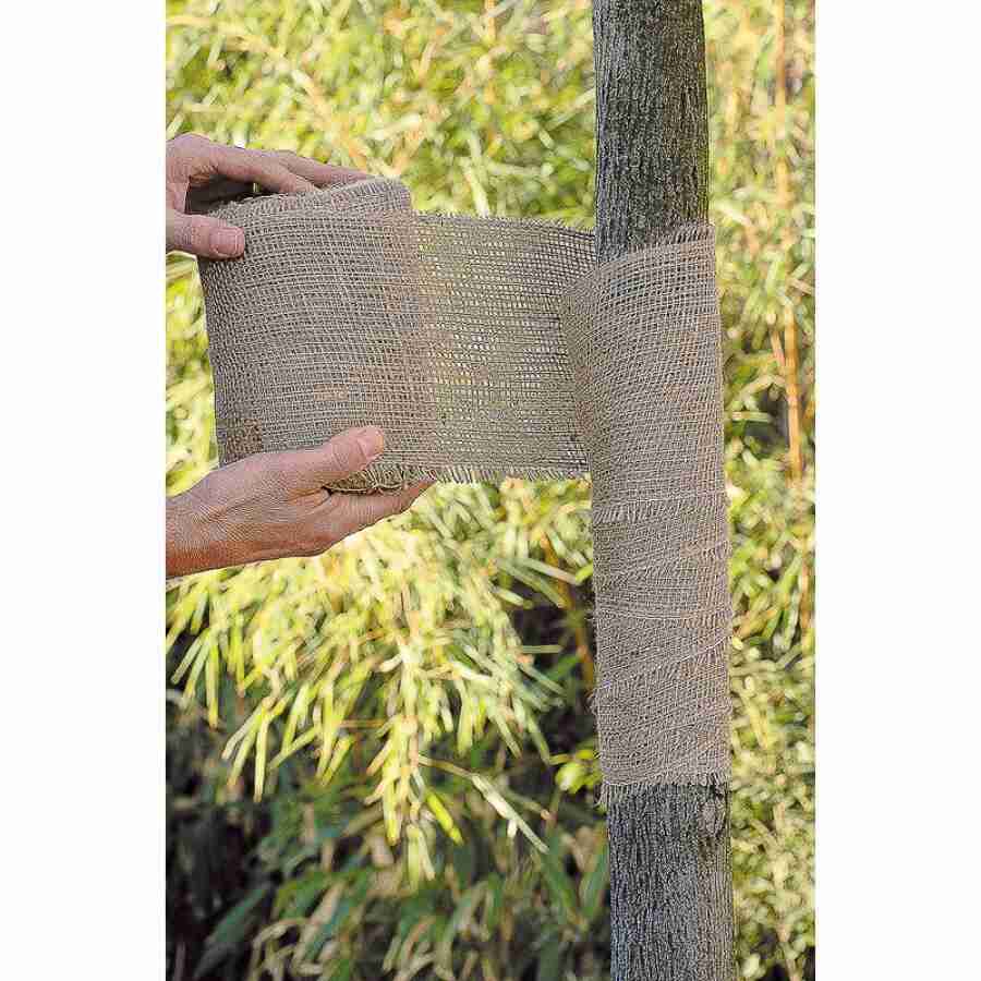 fasa biodegradabila din iuta 100 protec pentru bandajare pomi 3