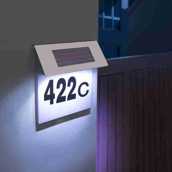 Placa numar casa iluminata LED
