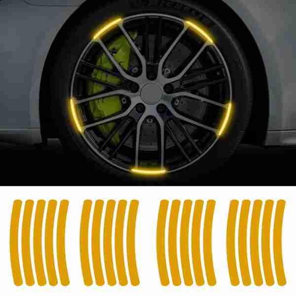 Set 20 bucati Elemente Reflectorizante "Wheel Arch" pentru autoturisme