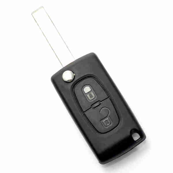 Citroen / Peugeot 307 - Carcasa tip cheie briceag cu 2 butoane