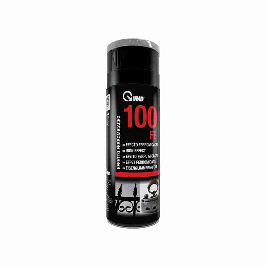 Vopsea spray pentru metale - negru lucios - 400 ml - VMD Italy